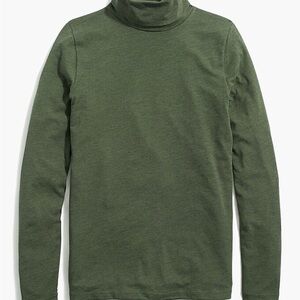 J. Crew Women's Olive Turtleneck Top